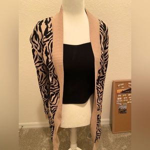 Guess Brown Cheetah Cardigan